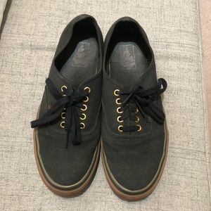 Black Vans, men’s size 10